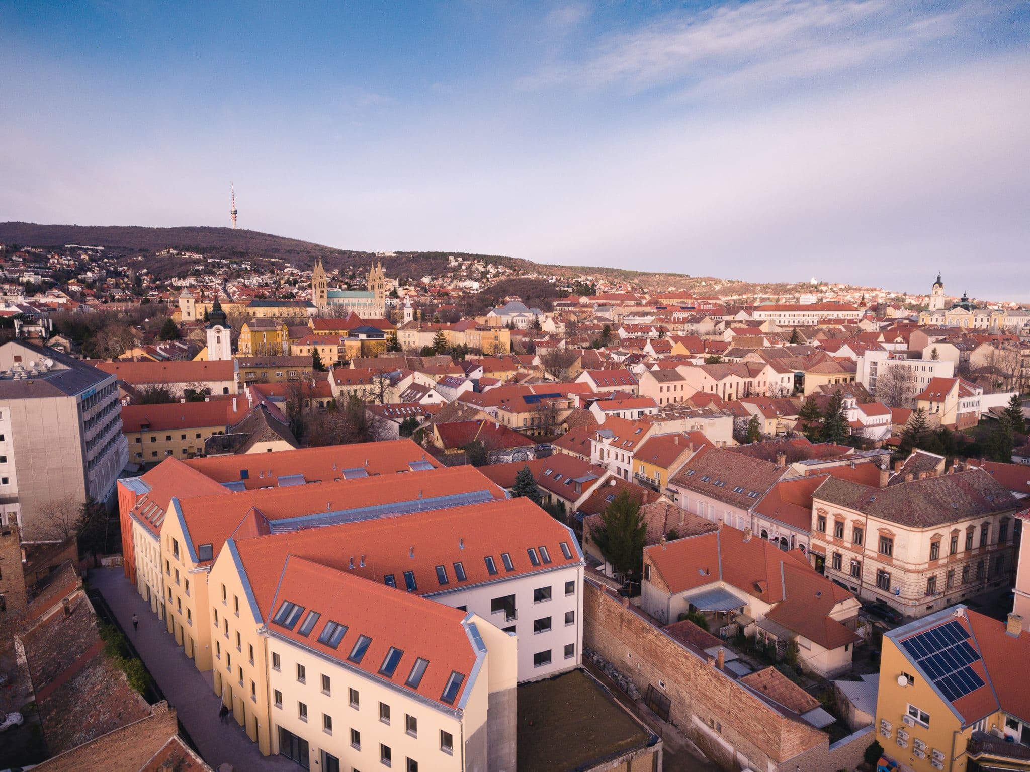 Váradi Antal utca madártávlatból